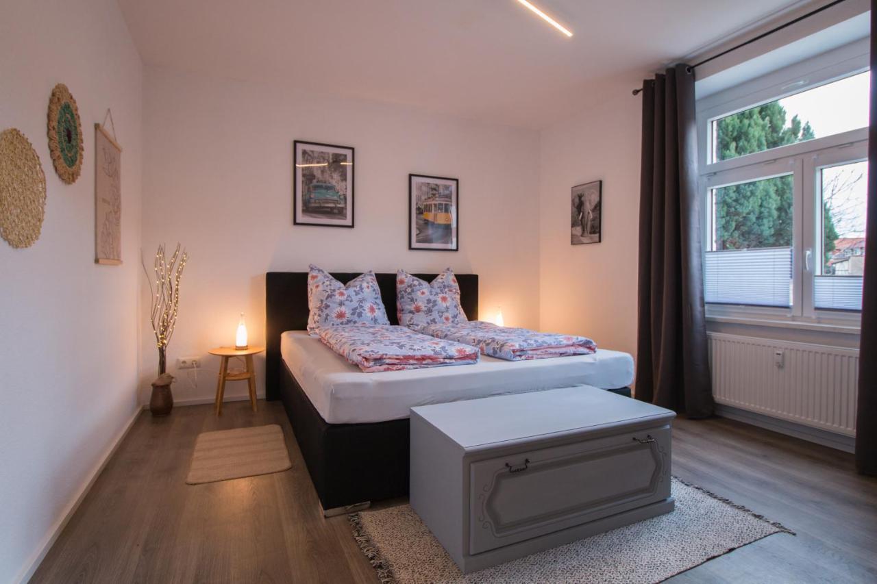 Ferienwohnung Vier Findlinge Thale Exterior foto
